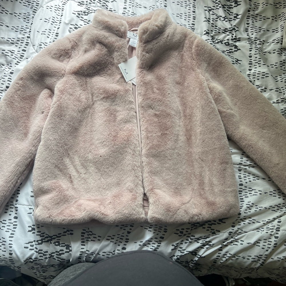 Light pink, soft jacket, large NWT